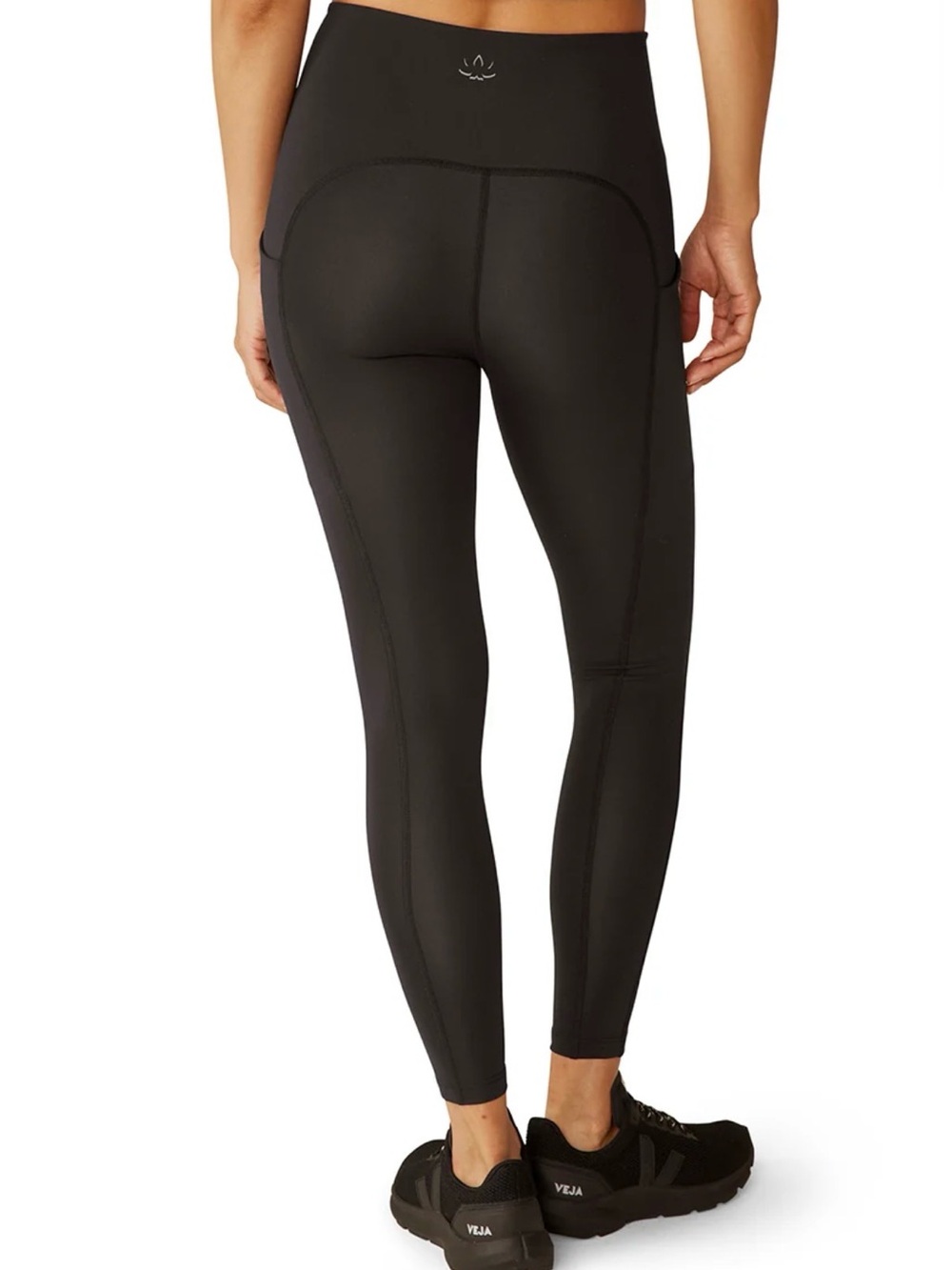 Beyond Yoga Powerbeyond Strive High Waist Pocket Midi Black Legging